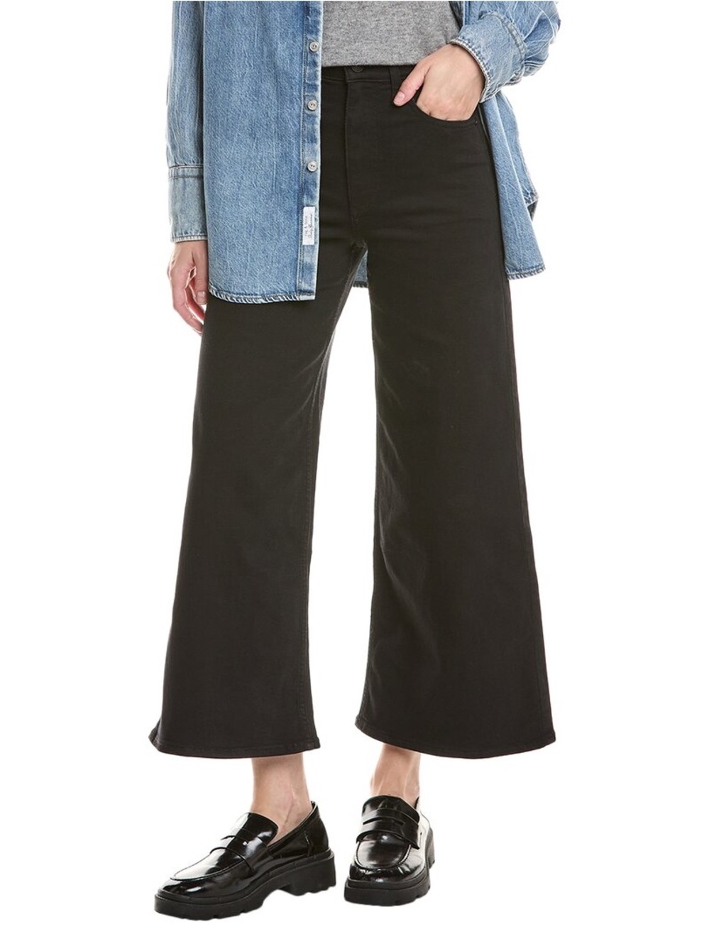 Rag and Bone Serena high waisted crop
